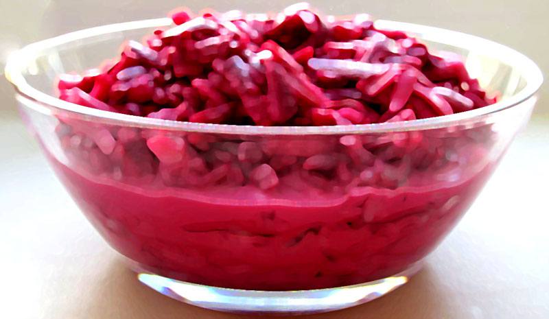 Салат "Рожева принцеса" (народний рецепт)